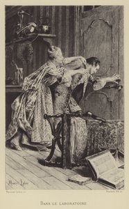 Laboratóriumban (mélynyomás) alkotó: Maurice Leloir
