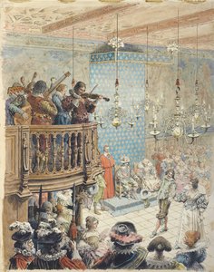 Richelieu egy bálon, c. 1900. alkotó: Maurice Leloir