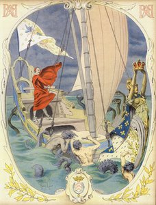 Richelieu irányítja az állam hajóját alkotó: Maurice Leloir