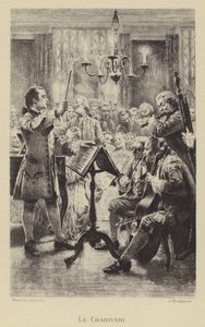 A charivari (metszet) alkotó: Maurice Leloir