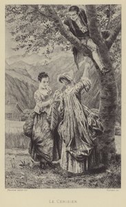 A cseresznyefa (mélynyomás) alkotó: Maurice Leloir