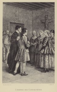 A katekumen hospice (mélynyomás) alkotó: Maurice Leloir
