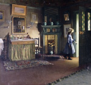Fürdőszoba: Jacques Emile Blanch alkotó: Maurice Lobre