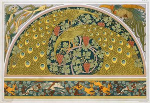 Tervek szegélyekhez és sarokokhoz, kocsmához. 1897. alkotó: Maurice Pillard Verneuil