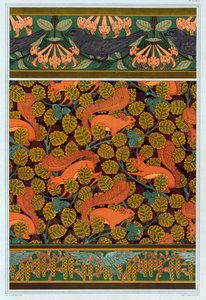 Designs tapéta, és szegélyek, pub. 1897.