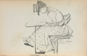 Olasz vázlatkönyv: (107. oldal) alkotó: Maurice Prendergast