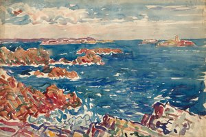 Sziklás tengerpart alkotó: Maurice Prendergast