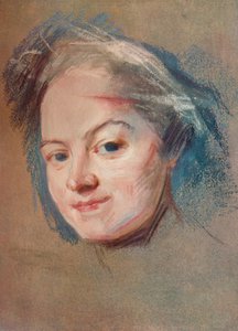 Madame Favart, c1745 alkotó: Maurice Quentin de La Tour