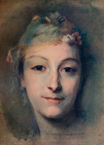 Mademoiselle Fel, 1756 alkotó: Maurice Quentin de La Tour