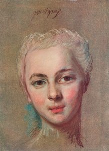 Mademoiselle Puvigny, 1749 alkotó: Maurice Quentin de La Tour