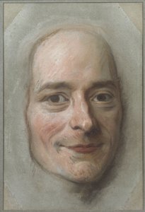Francois Marie Arouet de Voltaire (1694-1778) portréja, La Tour, Maurice Quentin de (1704-1788). Pasztell papíron. Mérete: 26,5x18 cm. Nemzeti Múzeum Stockholm alkotó: Maurice Quentin de La Tour
