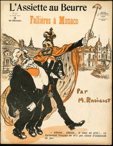 A „L’Assiette au Beurre”, 421. szám borítója, Színes szatirikus alkotó: Maurice Radiguet