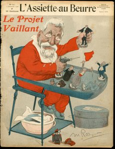 A „L’Assiette au Beurre”, 507. szám borítója, Színes szatirikus alkotó: Maurice Radiguet