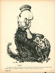A vajtányér, 191. szám, szatirikus színben alkotó: Maurice Radiguet