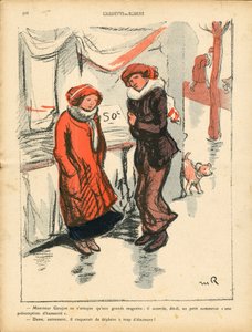A vajtányér, 516. szám, szatirikus színben alkotó: Maurice Radiguet