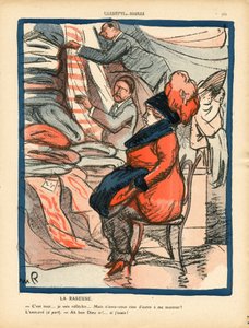 A vajtányér, 516. szám, szatirikus színben alkotó: Maurice Radiguet