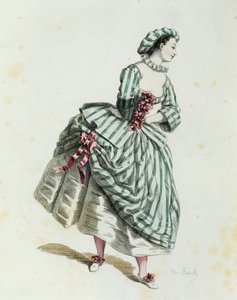 Corallina 1744-ben, Maurice Sand (1823-1889) által alkotó: Maurice Sand