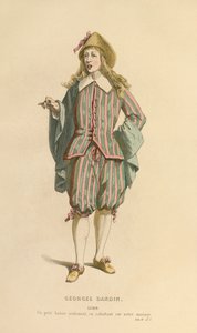 Lubin szerepének jelmeze, 1868 körül (metszet) alkotó: Maurice Sand