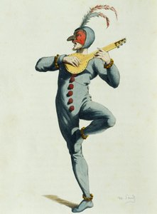 Coviello 1550-ben, Maurice Sand (1823-1889) alkotó: Maurice Sand
