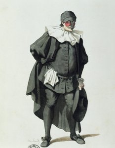 Dottor Balanzone 1653-ban, írta Maurice Sand (1823-1889) alkotó: Maurice Sand