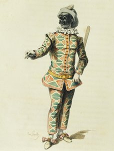 Harlekin 1671-ben, Maurice Sand (1823-1889) alkotó: Maurice Sand
