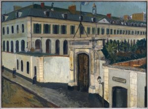 A Saint-Martin katonai kórház alkotó: Maurice Utrillo
