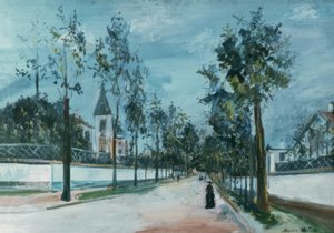 A külvárosi út alkotó: Maurice Utrillo