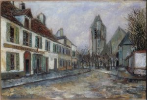 faluközpont alkotó: Maurice Utrillo
