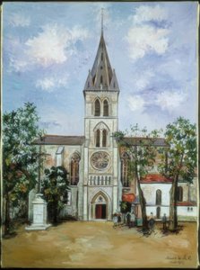 Saint-Pierre-templom, Orthez, Pireneusok alkotó: Maurice Utrillo