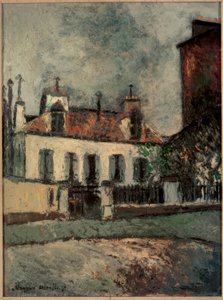 Párizs külvárosa alkotó: Maurice Utrillo