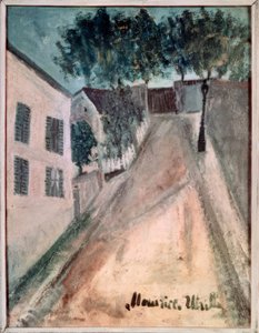 A Saint-Vincent utca alkotó: Maurice Utrillo