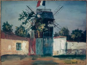 A Moulin de la Galette alkotó: Maurice Utrillo
