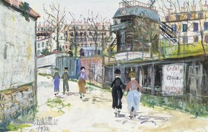 A Moulin de la Galette, Montmartre