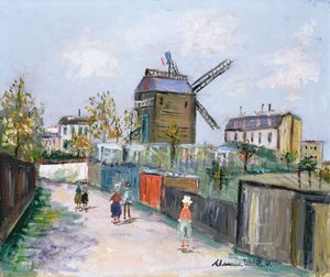 A Moulin de la Galette, 1930 körül (olaj, vászon)
