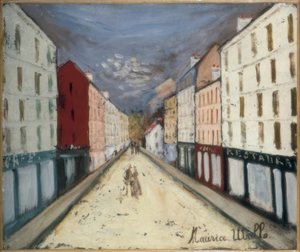 Párizsi út alkotó: Maurice Utrillo