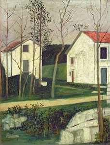 Ravin de Presles (olaj, vászon) alkotó: Maurice Utrillo