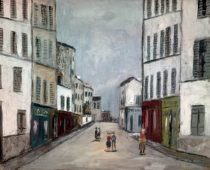 Mont-Cenis utca alkotó: Maurice Utrillo