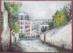 Rue du Mont-Cenis, Montmartre alkotó: Maurice Utrillo