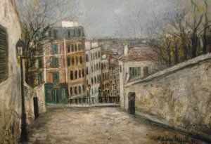Mont Cenis utca (Calle del Mont Cenis) alkotó: Maurice Utrillo