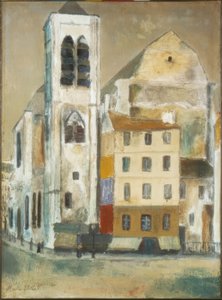 Saint-Nicolas-du-Chardonnet alkotó: Maurice Utrillo