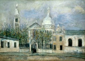 Saint-Pierre-de-Montmartre alkotó: Maurice Utrillo