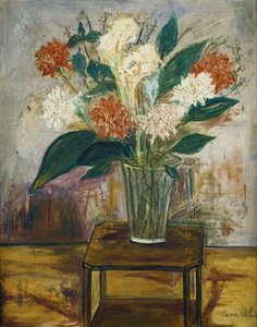 Vase of Flowers on a Table; Virágos váza az asztalon