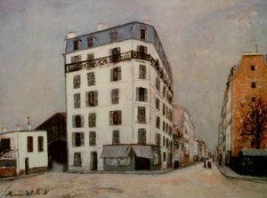 külvárosi házak alkotó: Maurice Utrillo