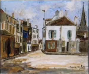 külvárosi út alkotó: Maurice Utrillo
