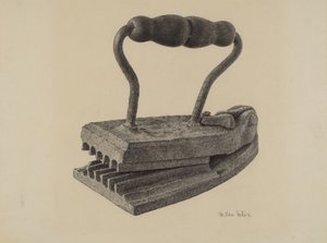 Simítóvas/krimpelővas alkotó: Maurice Van Felix