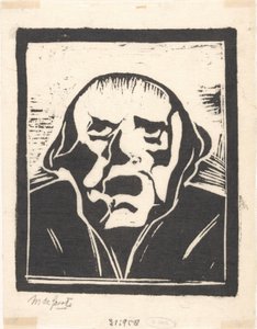 Nyitott szájú ábra alkotó: Maurits de Groot (signed by artist)