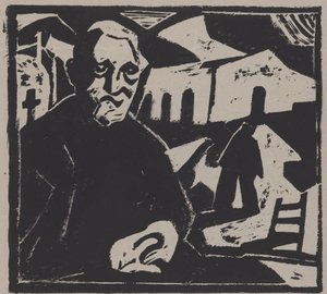 ülő ember alkotó: Maurits de Groot (signed by artist)