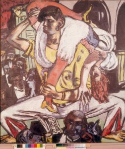 Apachentanz alkotó: Max Beckmann