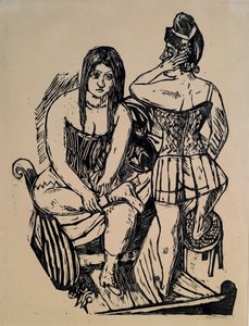 A WC-ben alkotó: Max Beckmann