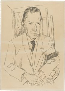 Reinhard Piper (1879–1953) portréja alkotó: Max Beckmann